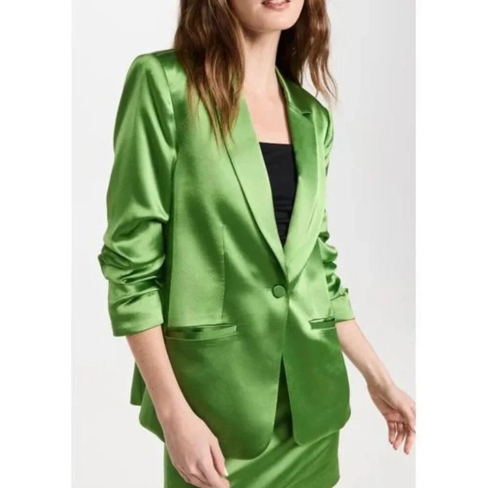 Cinq-a-Sept Satin Blazer - Picture 1 of 1